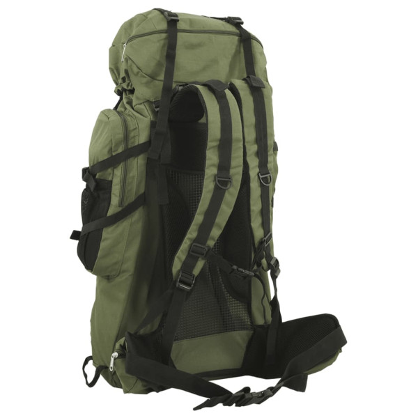 Mochila para caminhadas 60 L tecido oxford verde-tropa M 3