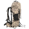 Mochila de senderismo tela oxford marrón camuflaje 100 l 2