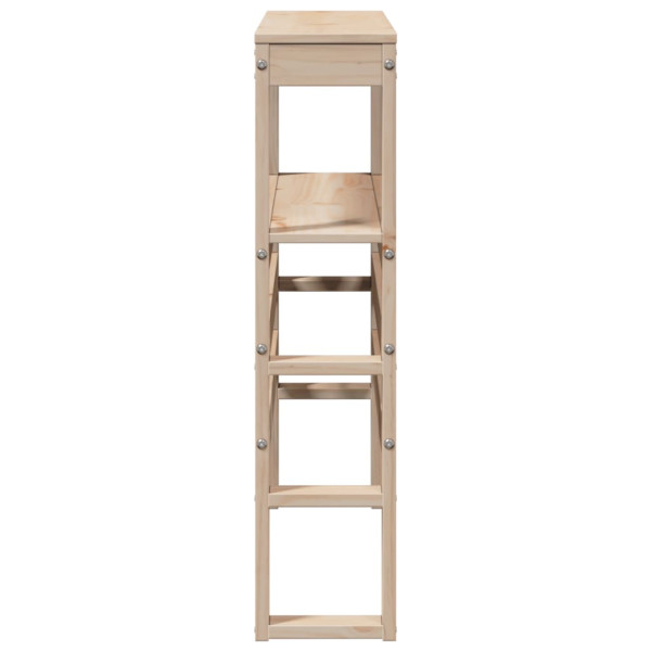 Cabecero de cama con estantes madera maciza de pino 75 cm M 5