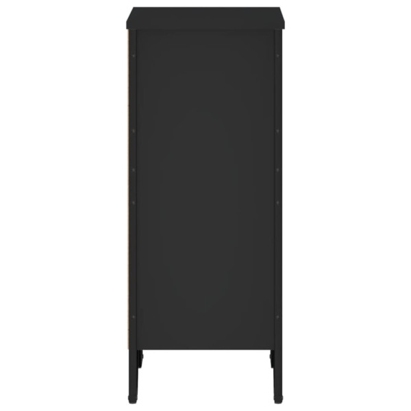 Estante 50x31x74.5 cm derivados de madeira preto M 5