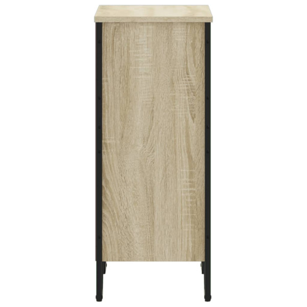 Estantería madera de ingeniería roble Sonoma 50x31x74.5 cm M 5