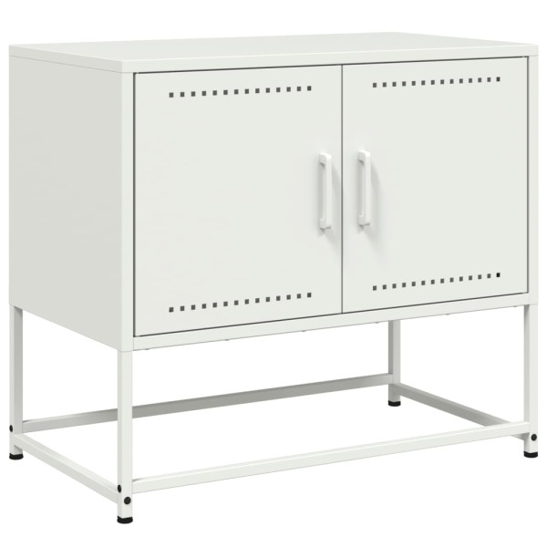 Móvel de TV 68.5x39x60.5 cm aço branco M 2