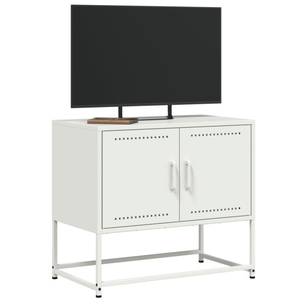Móvel de TV 68.5x39x60.5 cm aço branco M 4