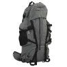 Mochila para caminhadas 60 L tecido oxford cinzento 1
