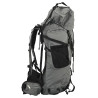 Mochila de senderismo tela oxford gris 60 l 2