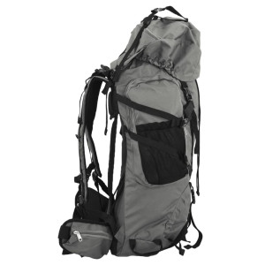 Mochila para caminhadas 80 L tecido oxford cinzento H