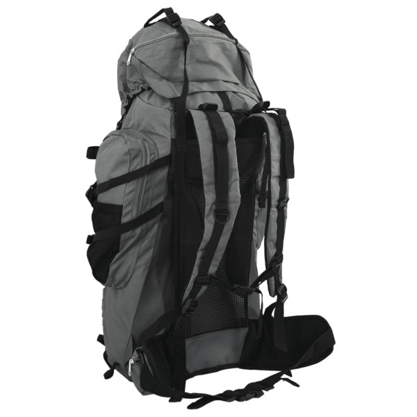 Mochila para caminhadas 100 L tecido oxford cinzento M 3