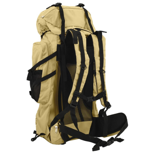 Mochila para caminhadas 100 L tecido oxford caqui M 3
