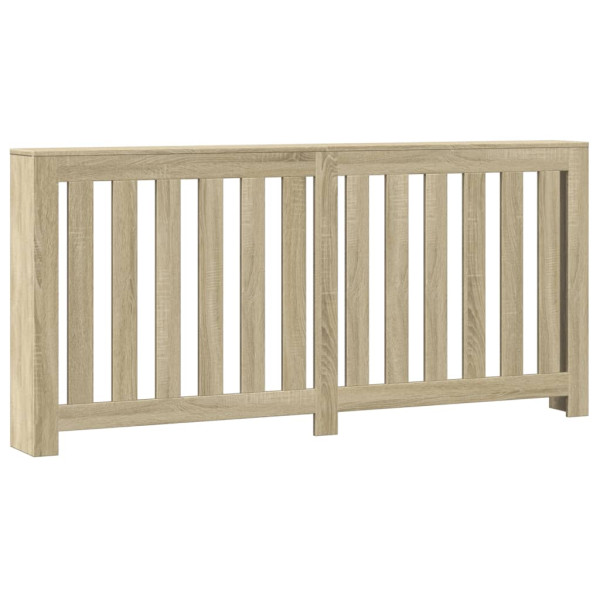 Cubierta de radiador madera ingeniería roble Sonoma 175x20x82cm M 2
