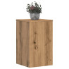 Soportes de plantas 2 uds madera roble artisian 30x30x50 cm 3