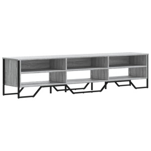 Mueble de TV madera de ingeniería gris Sonoma 180x34x41 cm H