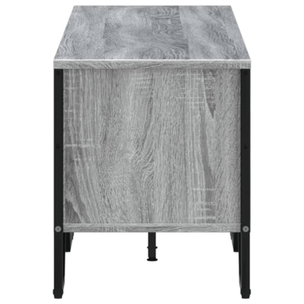 Mueble de TV madera de ingeniería gris Sonoma 180x34x41 cm M 5
