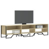 Mueble de TV madera de ingeniería roble Sonoma 180x34x41 cm 1
