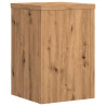 Soportes de plantas 2 uds madera roble artisian 25x25x35 cm 4