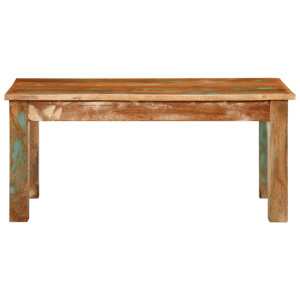 Mesa de centro 100x55x45 cm madeira recuperada maciça H