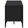 Mueble de TV madera de ingeniería negro 180x34x41 cm 5