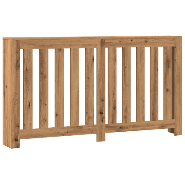 Cubierta de radiador madera color roble artesano 149x20x82 cm M 2