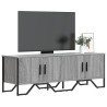 Mueble de TV madera de ingeniería gris sonoma 122x34x41 cm 1
