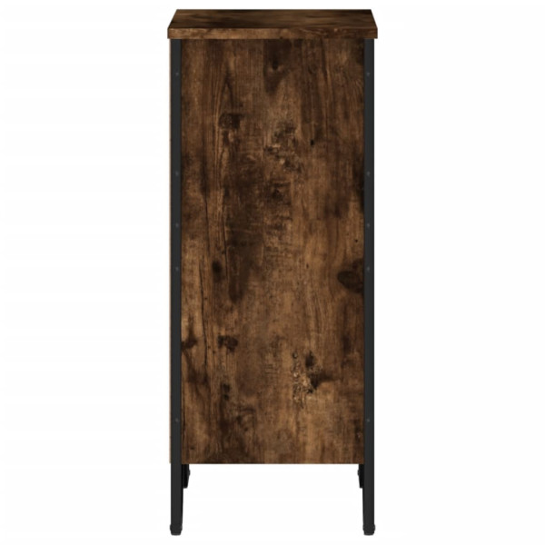 Estantería madera de ingeniería roble ahumado 50x31x74.5 cm M 5