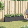 Jardins com 2 potters 2 tu rattan PE preto 90x20x40 cm 3