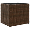 Jardins 2 unidades marrom sintético rattan 36x30x32 cm 5