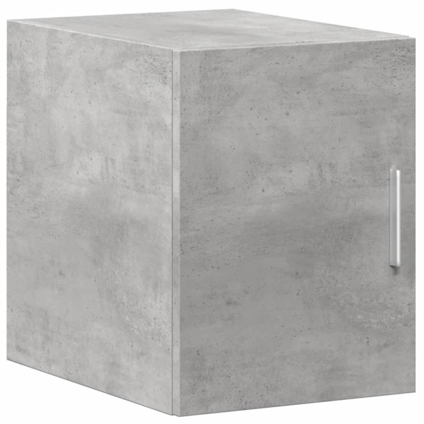 Armario estrecho madera ingeniería gris hormigón 30x42.5x225 cm M 5