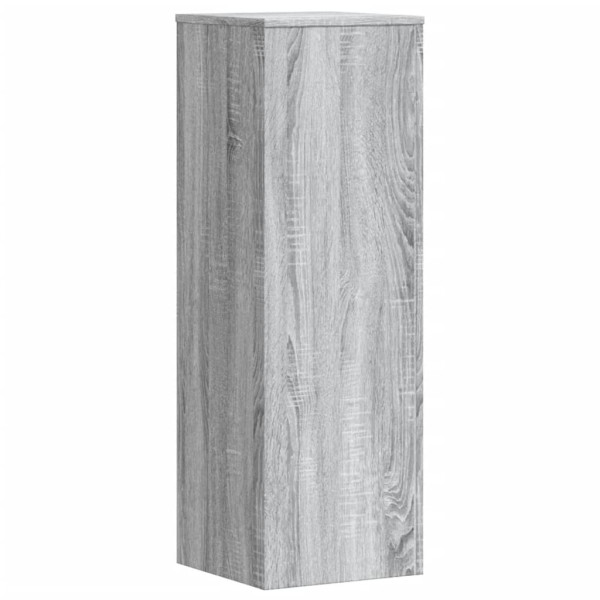 Soportes de plantas madera ingeniería gris Sonoma 33x33x100cm M 2