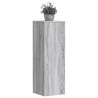 Soportes de plantas madera ingeniería gris Sonoma 33x33x100cm 3