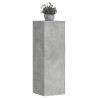 Soportes de plantas madera ingeniería gris hormigón 33x33x100cm 3