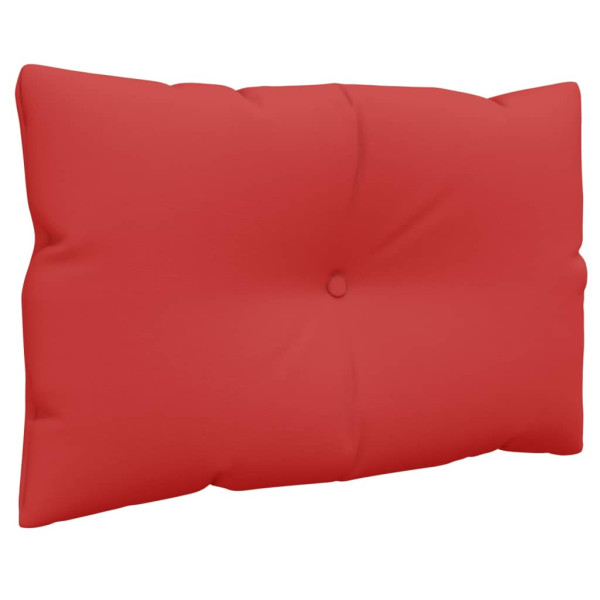 Almofadões de paletes 2 pcs tecido vermelho M 4