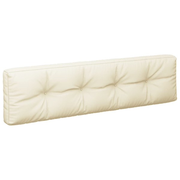 Almofadões de paletes 2 pcs tecido creme M 5