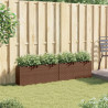 Jardins com 2 potters 2 tu rattan PE marrom 90x20x40 cm 3