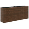 Jardins com 2 potters 2 tu rattan PE marrom 90x20x40 cm 5