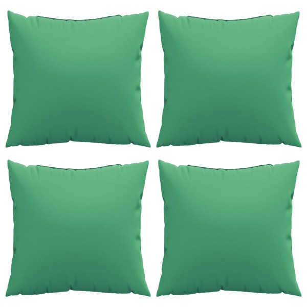 Almofadas de sofá 4 pcs 50x50 cm tecido verde M 4