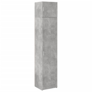 Armario estrecho madera ingeniería gris hormigón 45x42.5x225 cm H