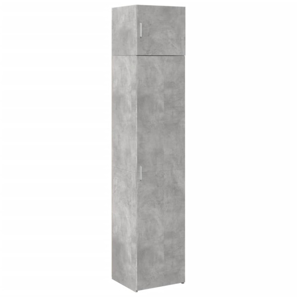 Armario estrecho madera ingeniería gris hormigón 45x42.5x225 cm M 2