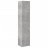 Armario estrecho madera ingeniería gris hormigón 45x42.5x225 cm 2