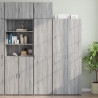 Armario estrecho madera ingeniería gris Sonoma 45x42.5x225 cm 1