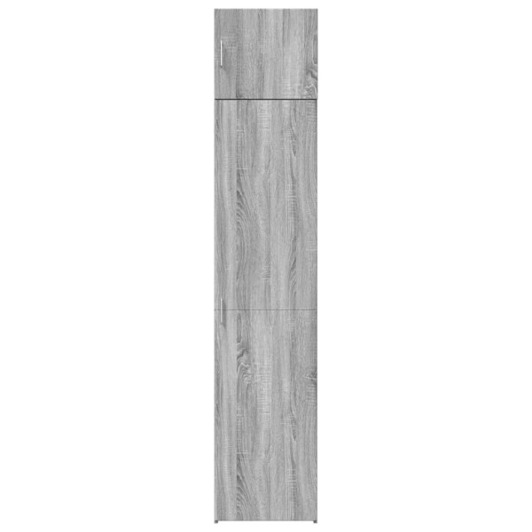 Armario estrecho madera ingeniería gris Sonoma 45x42.5x225 cm M 4