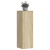 Soportes de plantas madera ingeniería roble Sonoma 33x33x100 cm 3