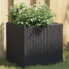 Jardins 2 unidades preto sintético rattan 36x30x32 cm 1