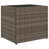 Jardins 2 unidades de rattan cinza sintético 36x30x32 cm 5