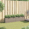 Jardins com 2 potters 2 tu rattan PE cinza 90x20x40 cm 3