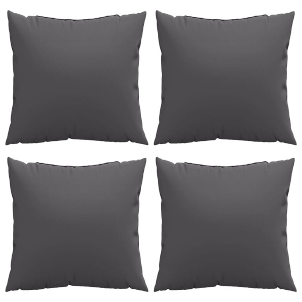 Almofadas de sofá 4 pcs 60x60 cm tecido antracite M 4