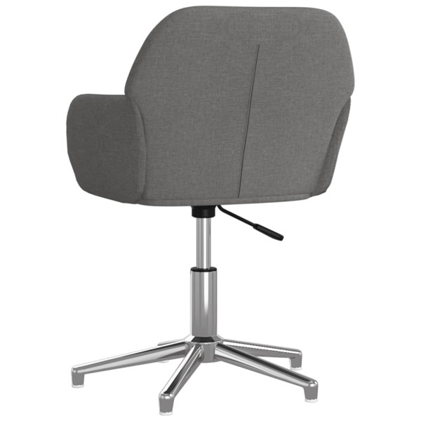 Silla de oficina giratoria de tela gris claro M 5