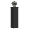 Soporte de plantas 2 uds madera ingeniería negro 17x17x60 cm 3