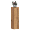 Soportes de plantas 2 uds madera roble artisian 17x17x60 cm 3