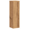 Soportes de plantas 2 uds madera roble artisian 17x17x60 cm 4