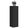 Suportes p/ plantas 2 pcs 25x25x80 cm derivados madeira preto 3
