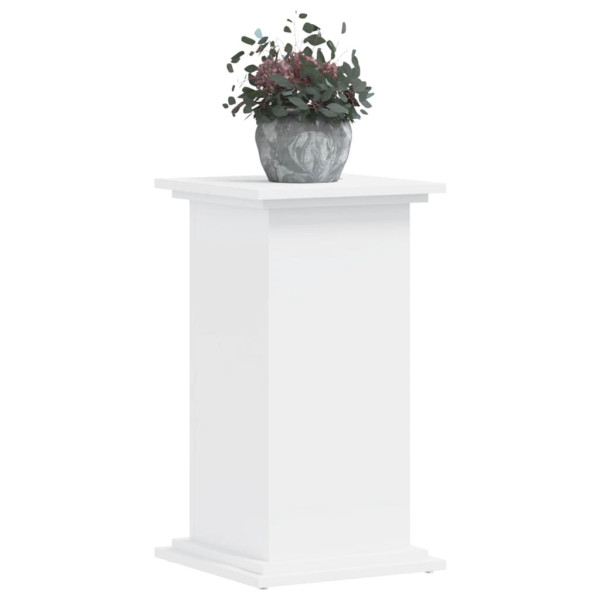 Suporte para plantas 33x33x60 cm derivados de madeira branco M 3